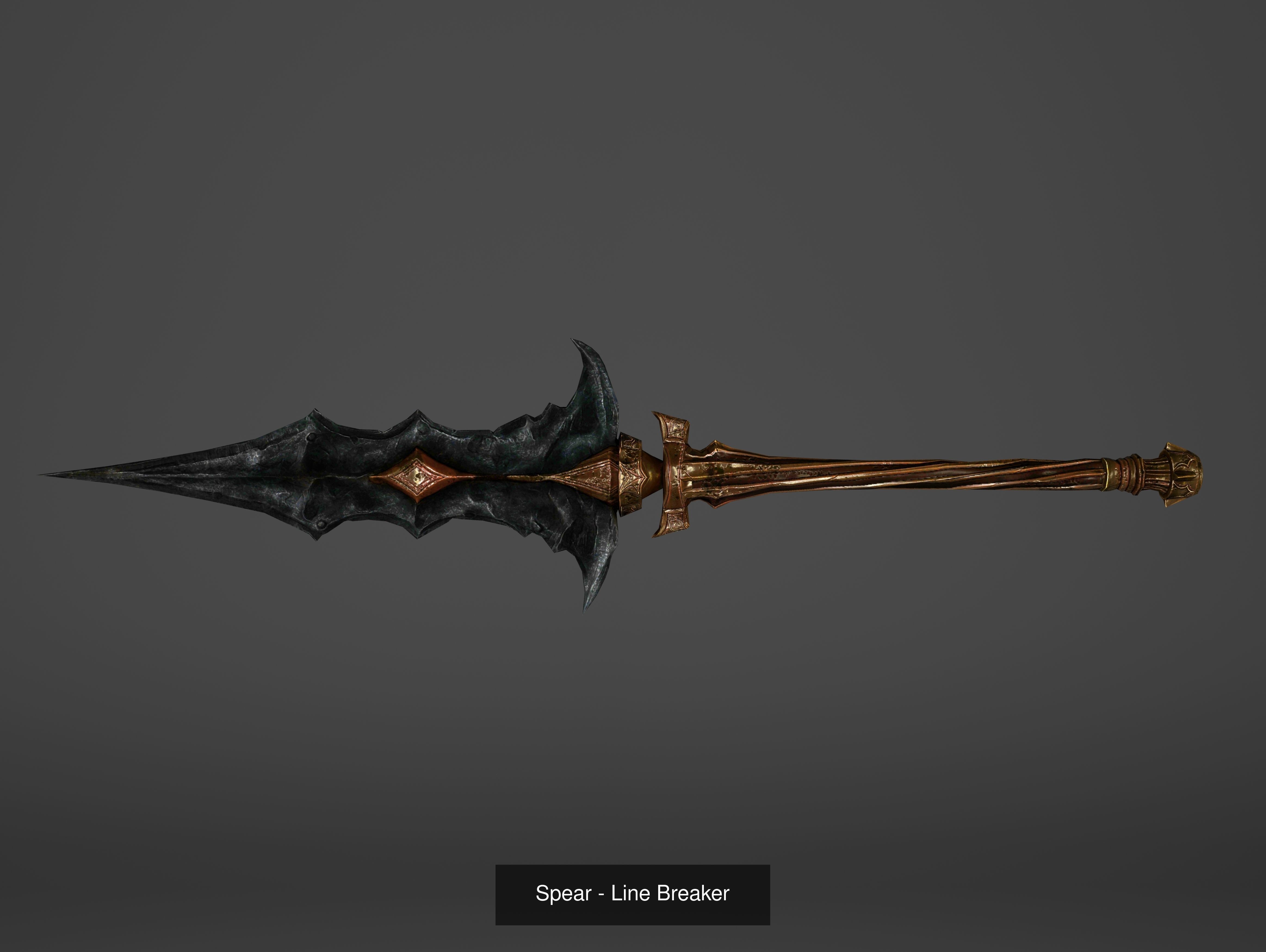 Fantasy Magical Weapons 3D Model Collection_3