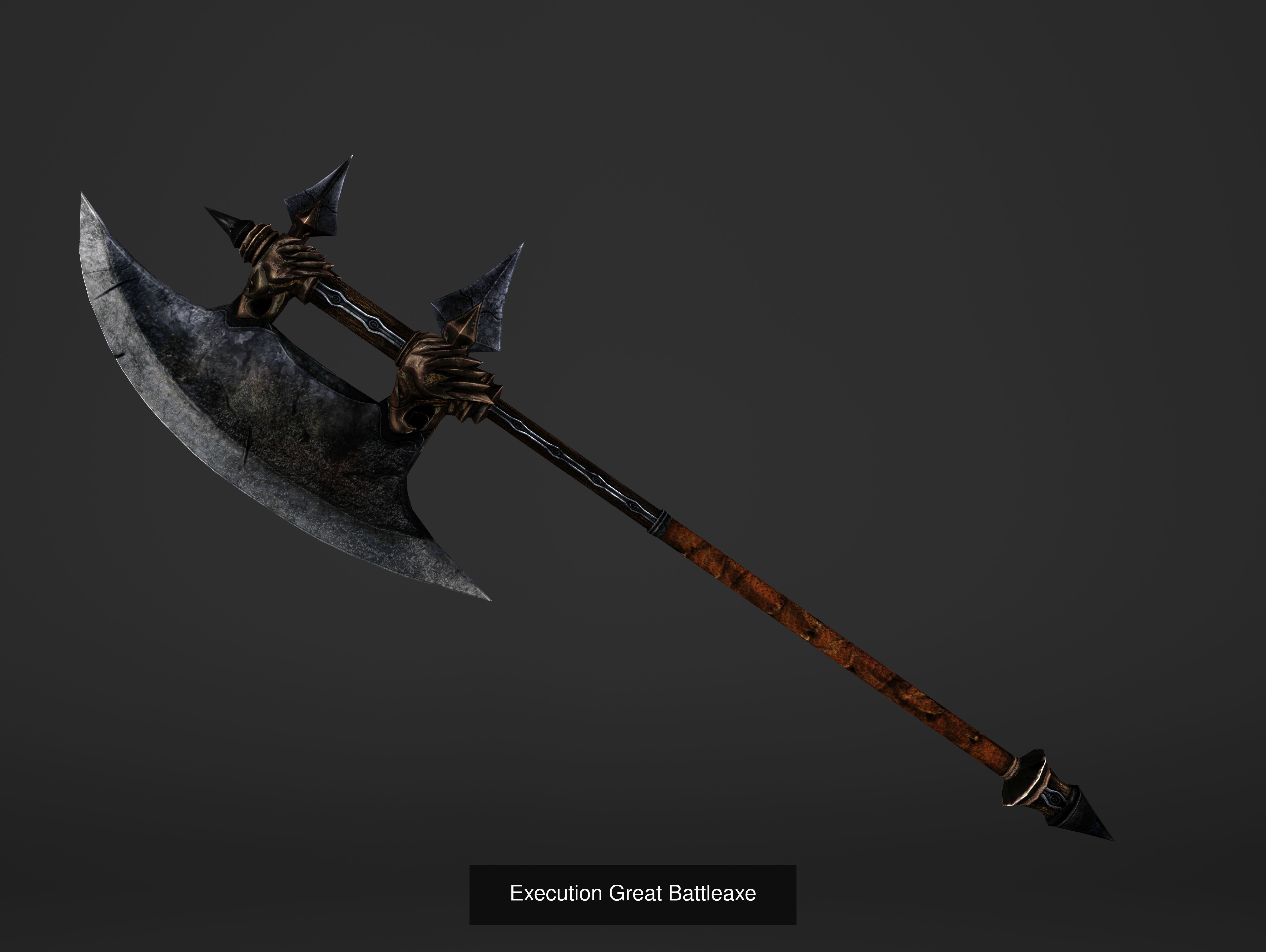 Fantasy Magical Weapons 3D Model Collection_13