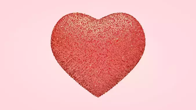 Confetti Heart 3D model