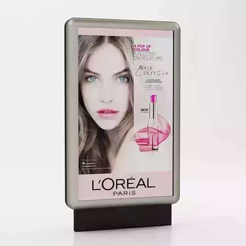 Advertising panel with 2 faces 01