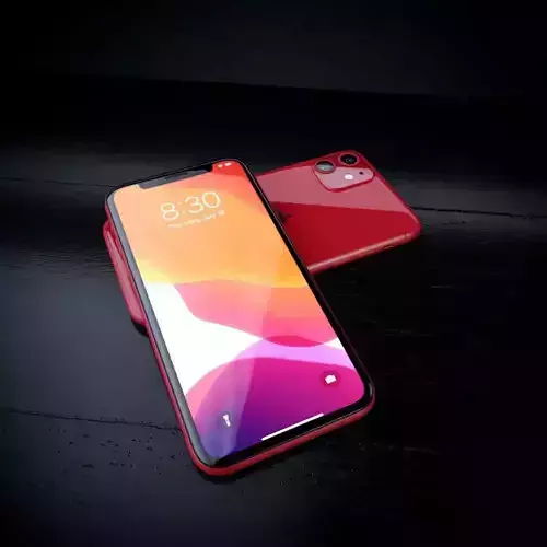 iPhone 11 Low-poly 3D model