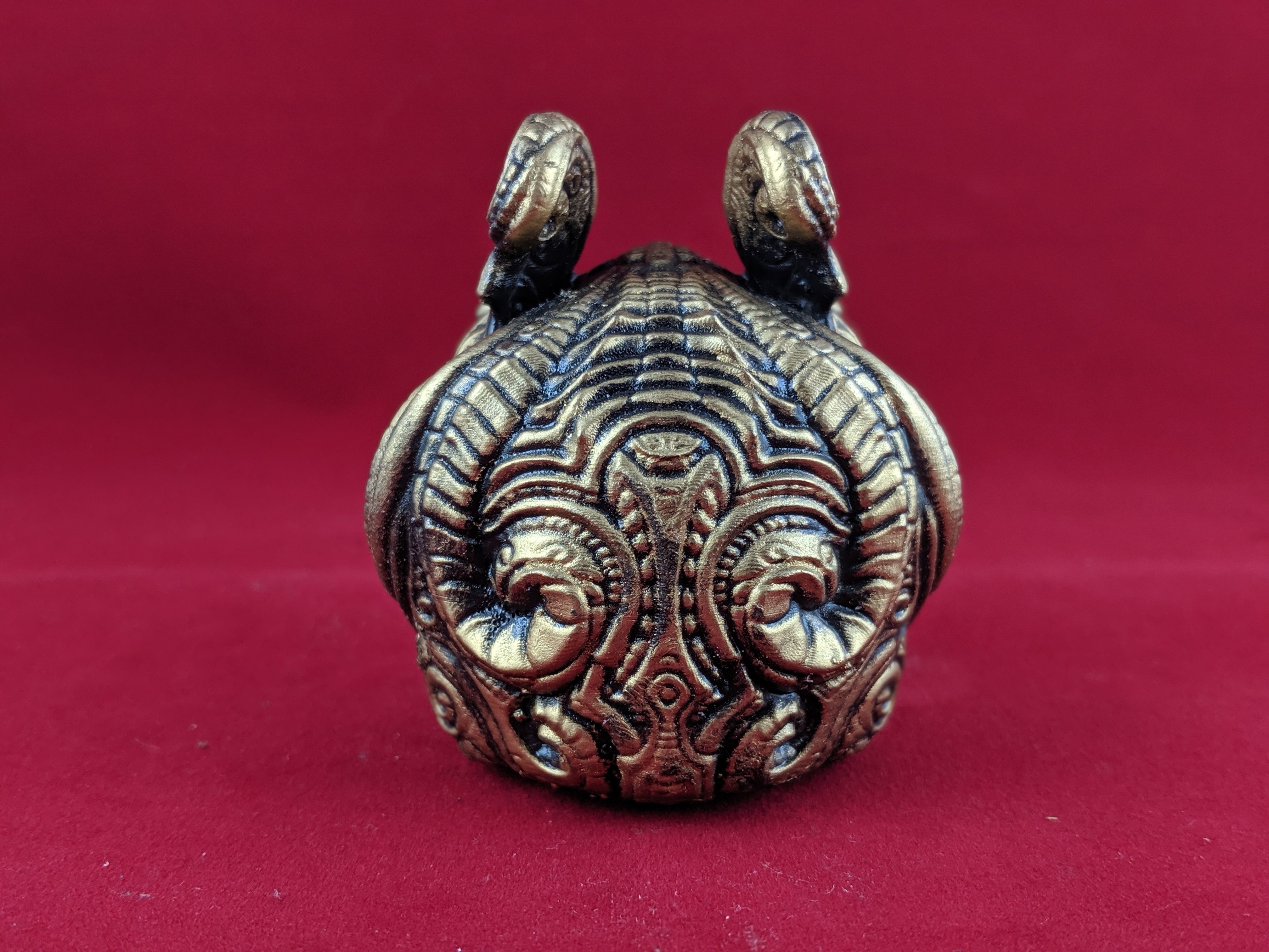 Ornate owl 3D model_2