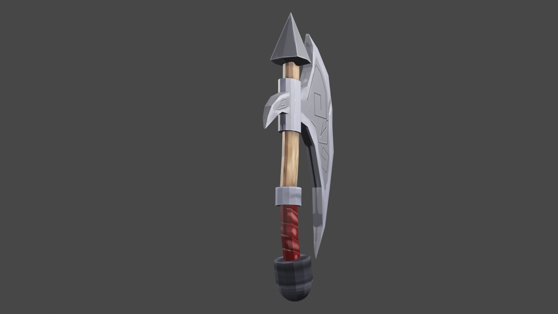 axe machado 3D model_16