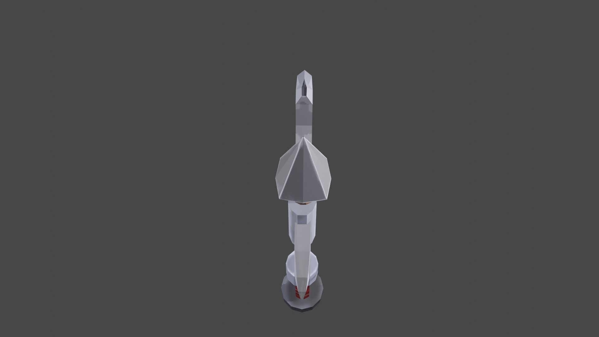 axe machado 3D model_9