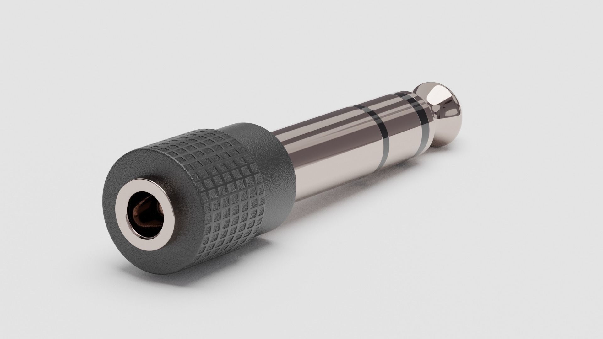 Stereo Plug Adapter - Blender Free 3D model_33