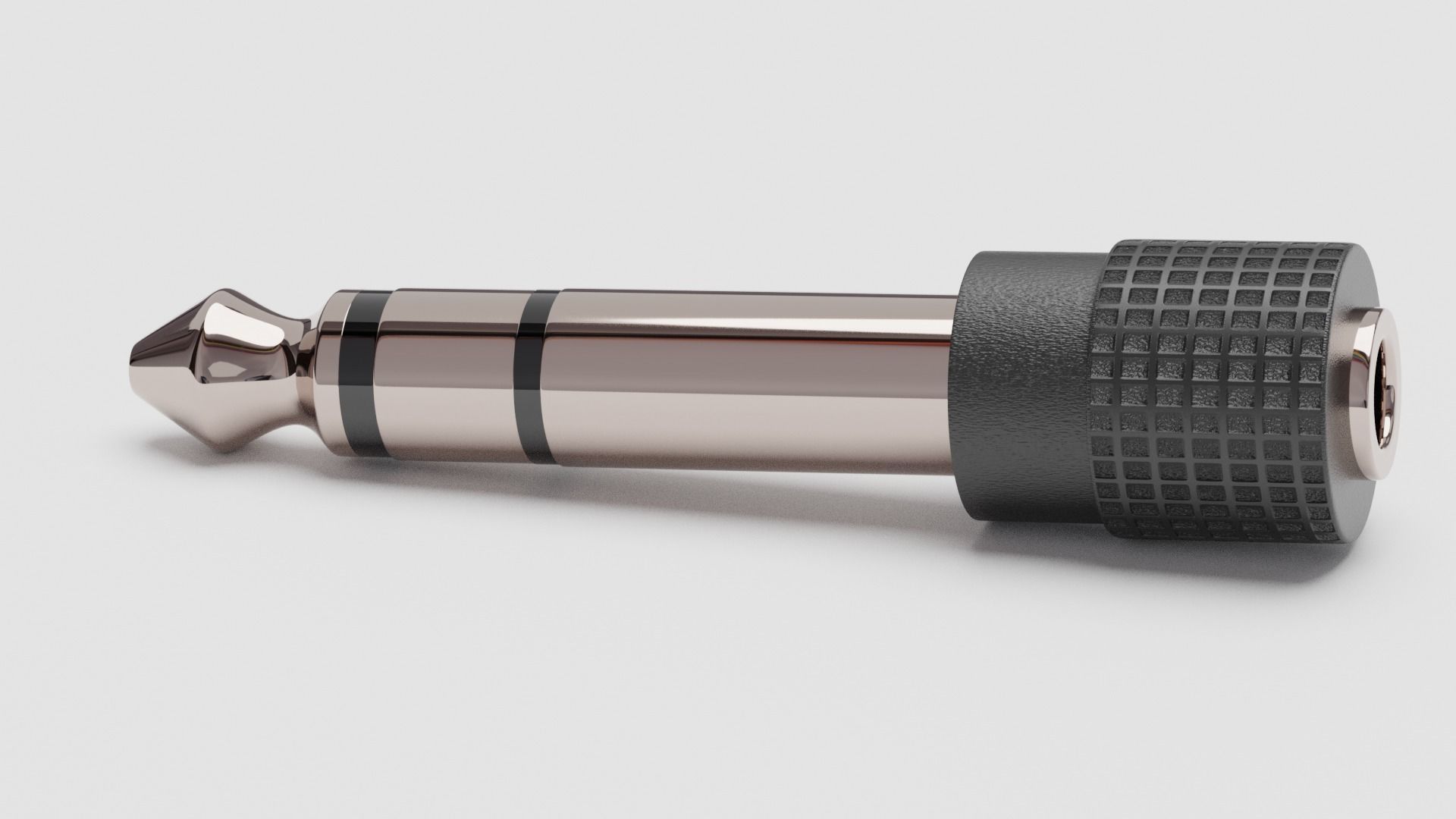 Stereo Plug Adapter - Blender Free 3D model_22