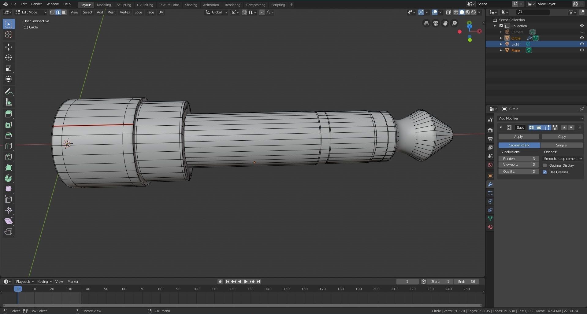 Stereo Plug Adapter - Blender Free 3D model_36