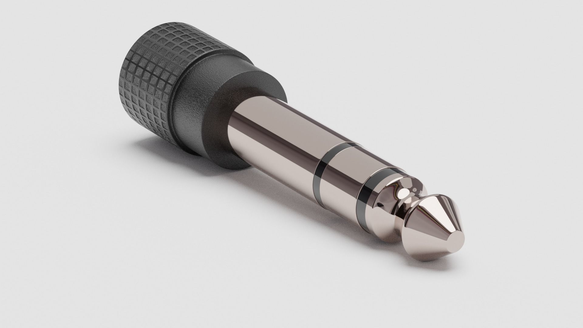 Stereo Plug Adapter - Blender Free 3D model_8