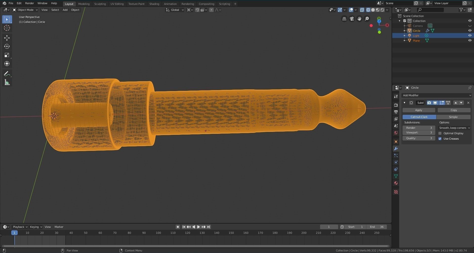 Stereo Plug Adapter - Blender Free 3D model_37
