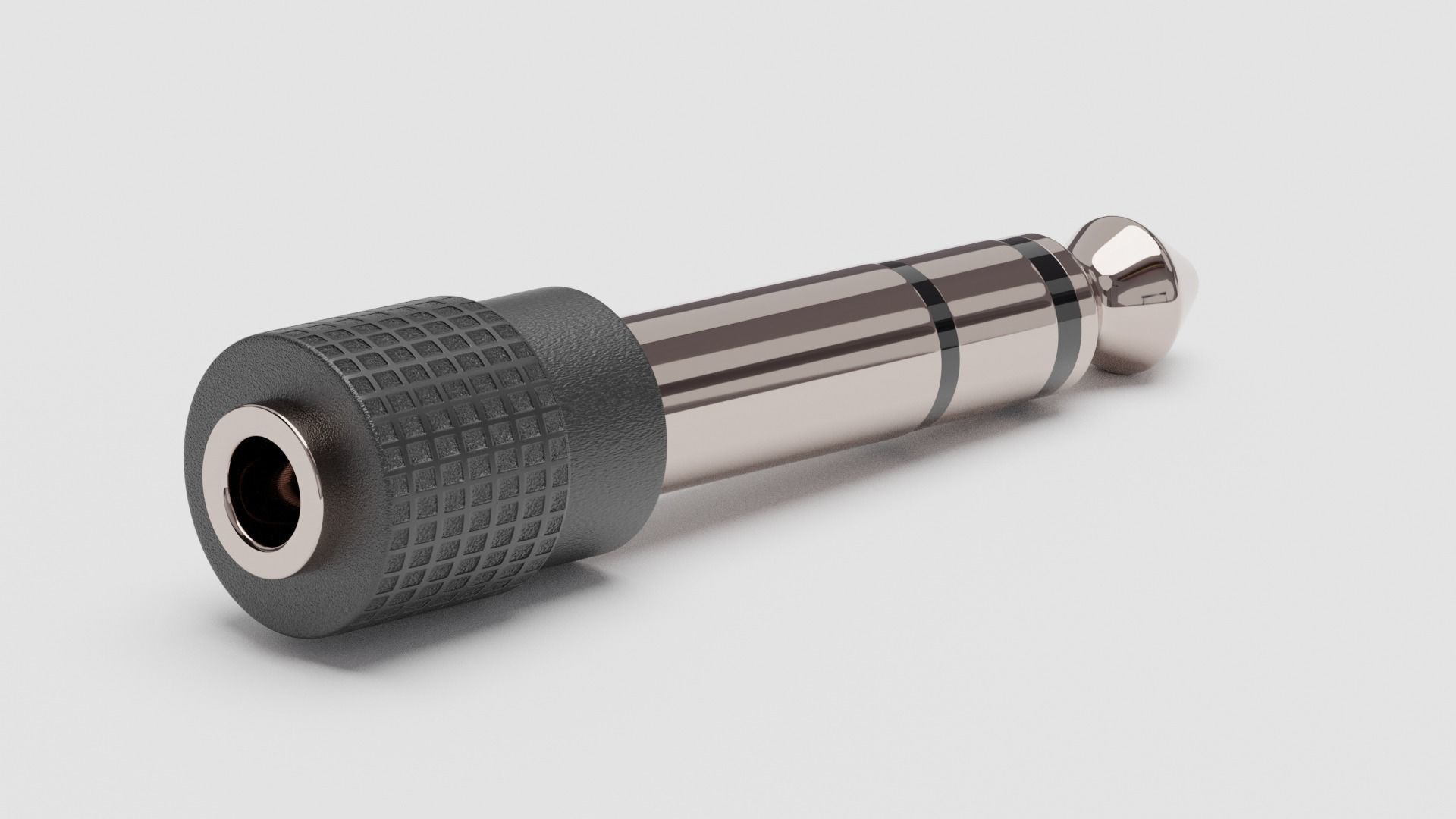 Stereo Plug Adapter - Blender Free 3D model_34