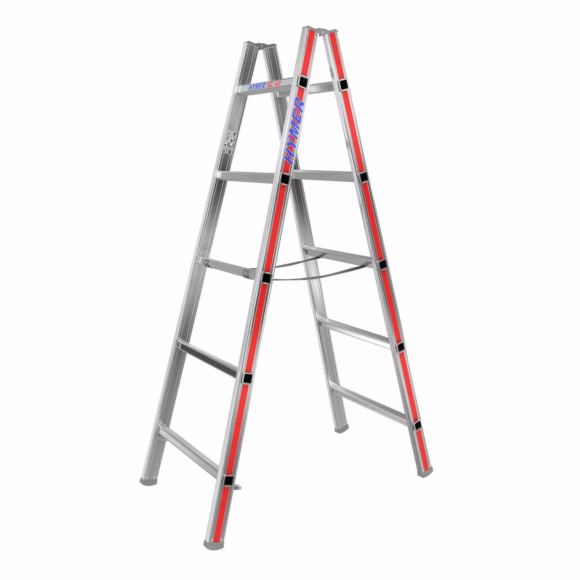 Hymer 4023 aluminium ladder 3d model 3D model_0