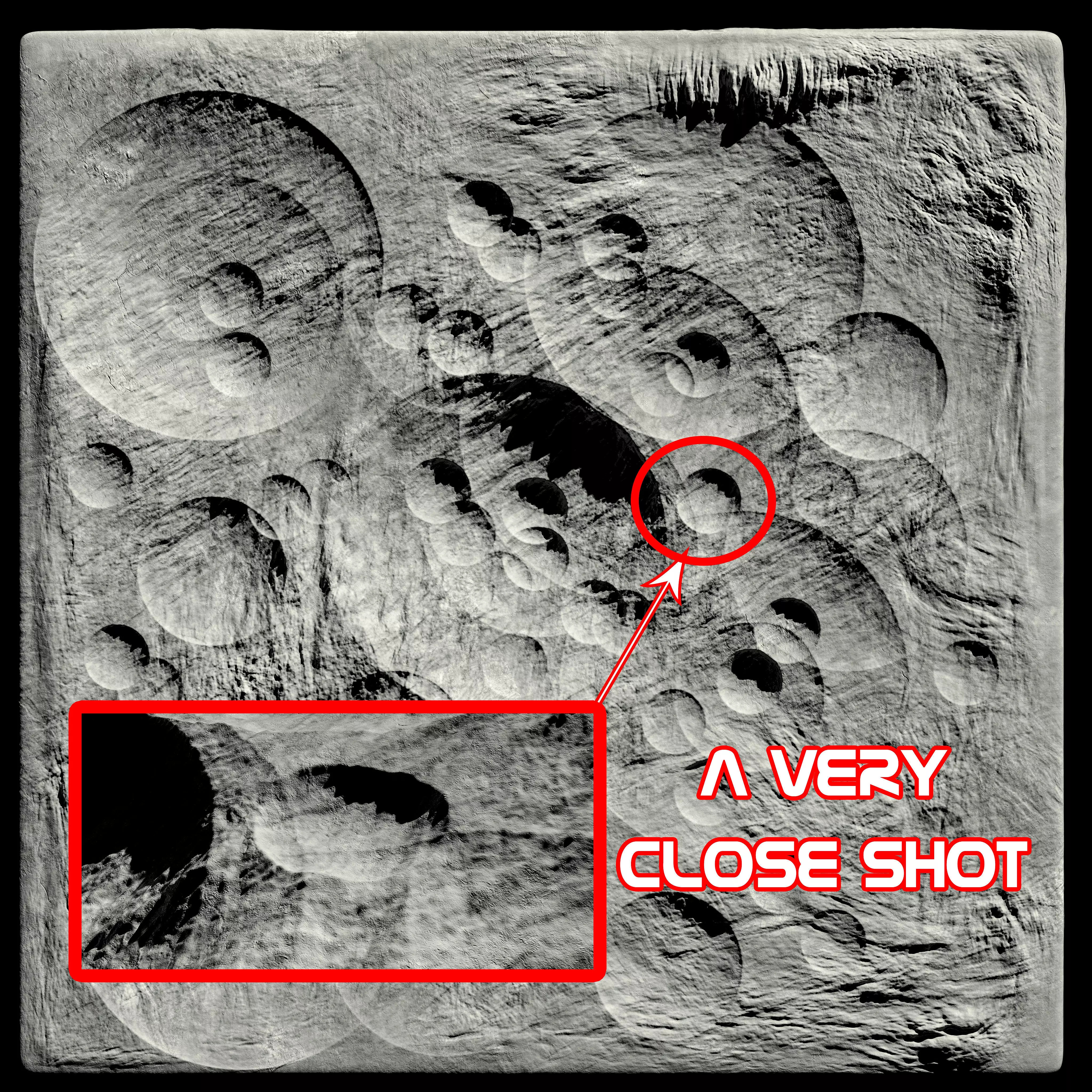 Moon surface 3D model_0