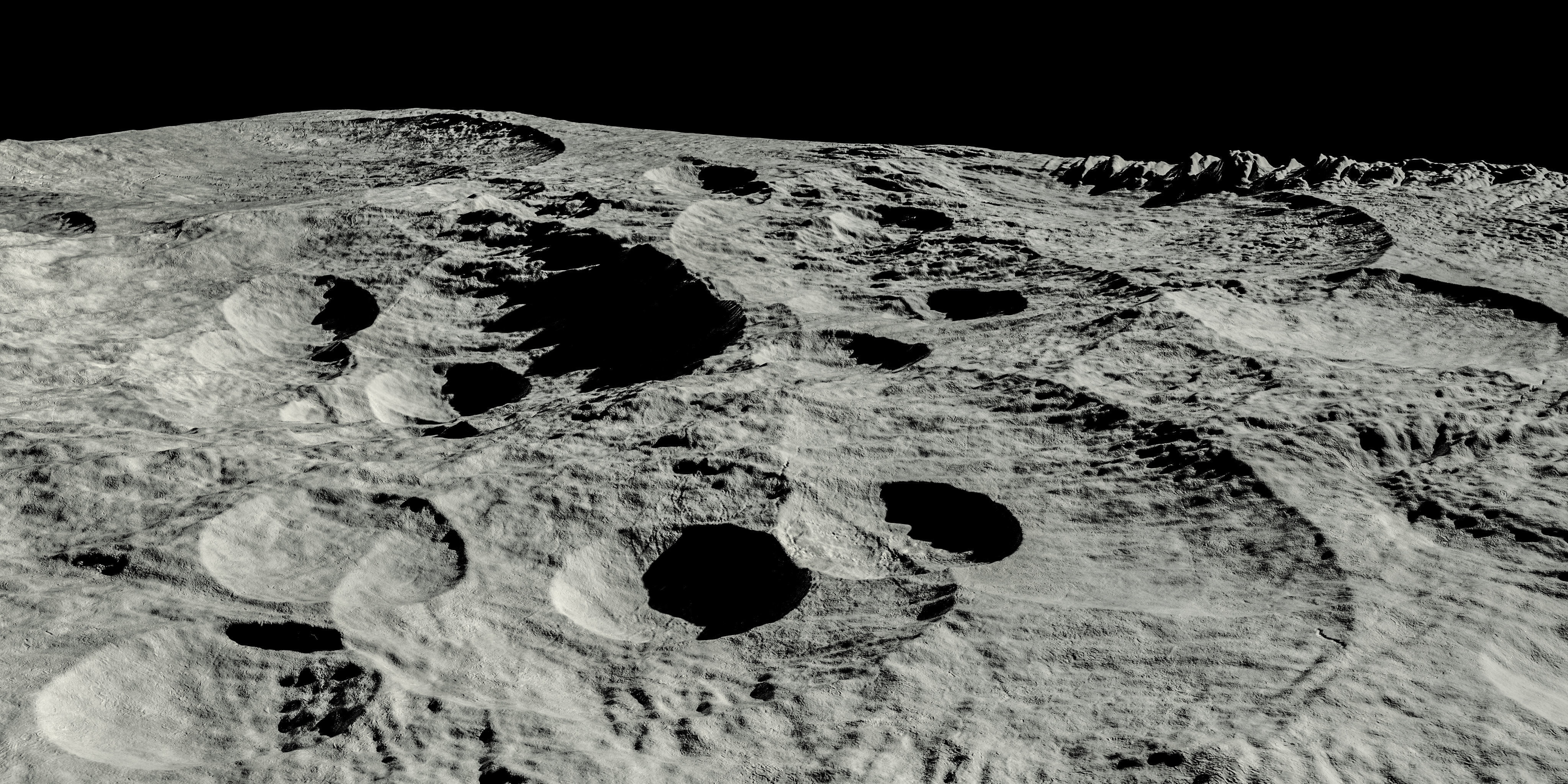 Moon surface 3D model_6