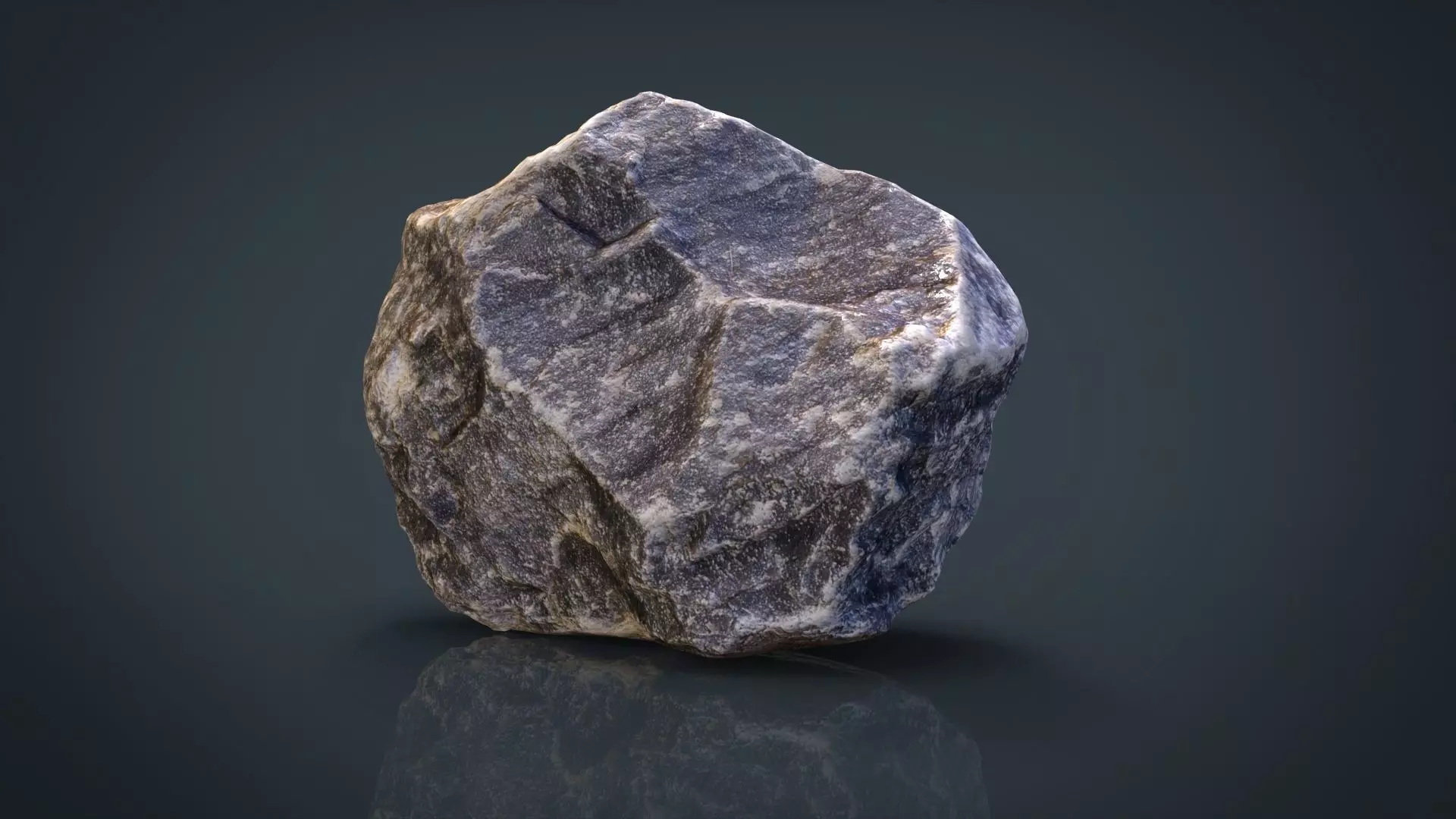 Stone rock 3D model