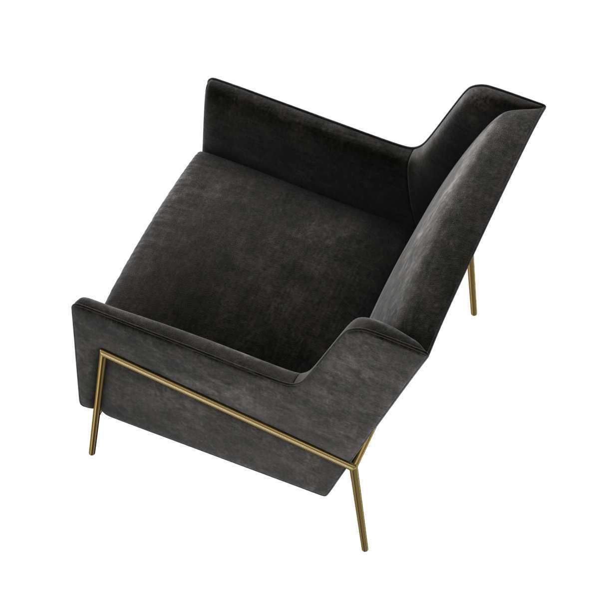 Restoration hardware PAGET WINGBACK CHAIR 3d model 3D model_4