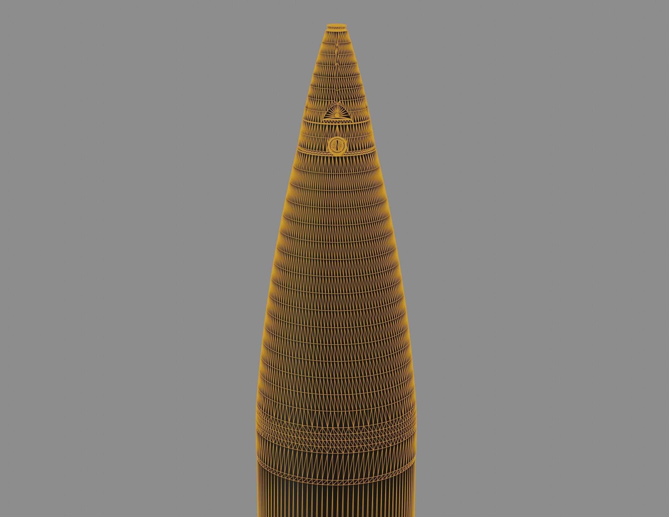 128mm Pak 44 - KwK 44 Patronen --- 1-4 to 1-48 scale models ---  3D print model_17