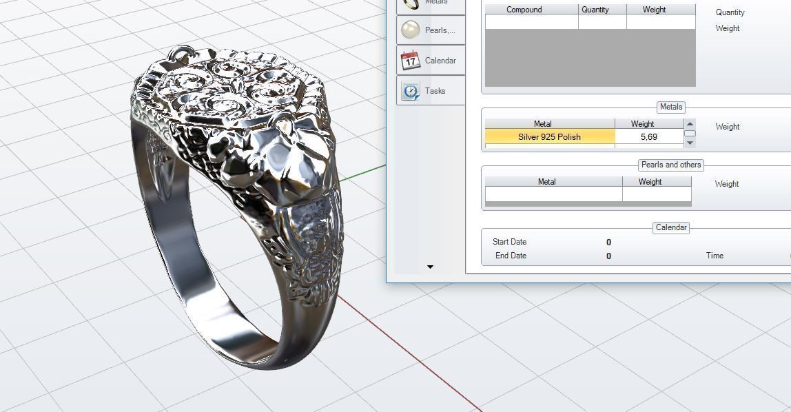 MEN Ring special model 3D print model_3