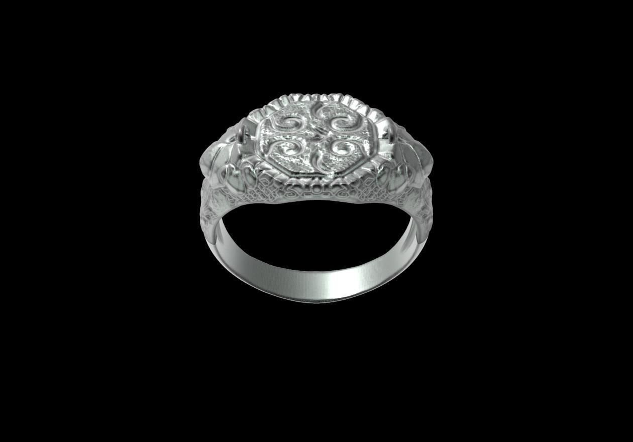 MEN Ring special model 3D print model_2