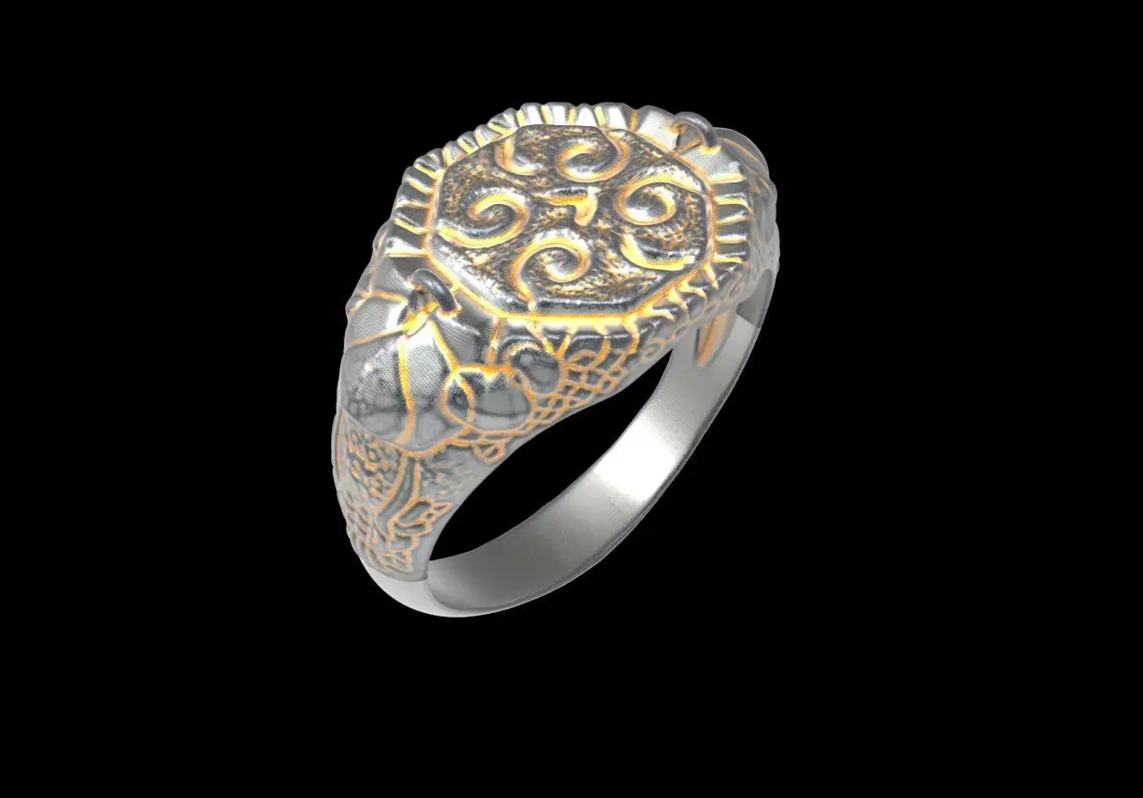 MEN Ring special model 3D print model_0
