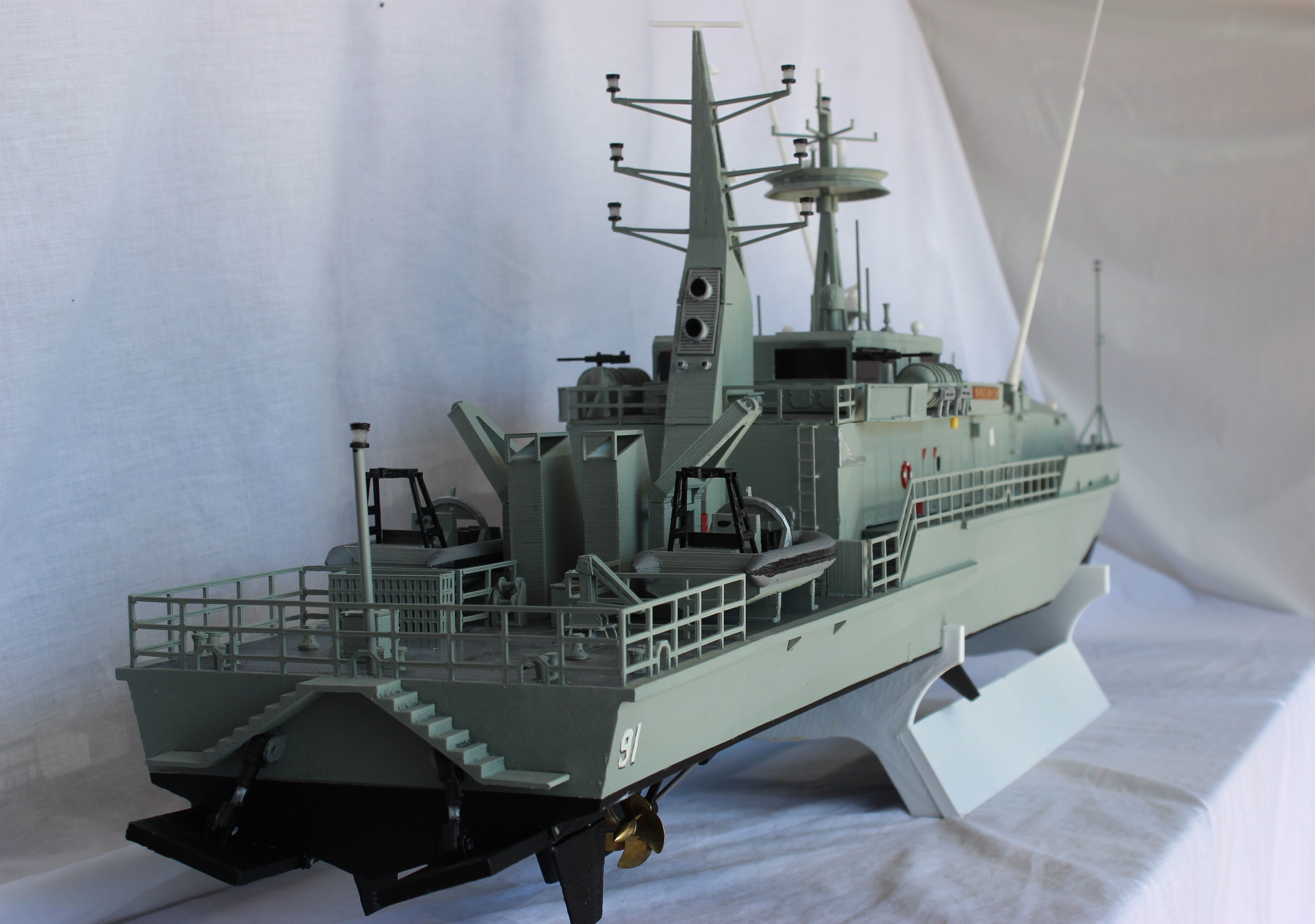 48th scale Remote Controlled Armidale Class Patrol Boat 3D print model_2