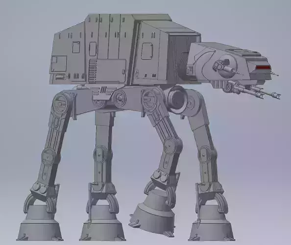 Ultra Realistic Star Wars AT-AT Model