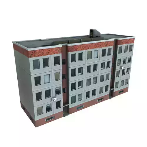 Panelbuilding - Plattenbau DDR - Russia  Gameready for Engines
