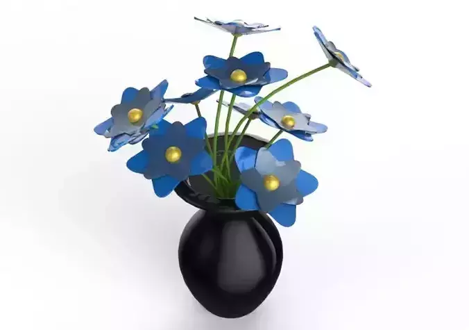 Flower Vase with Flowers