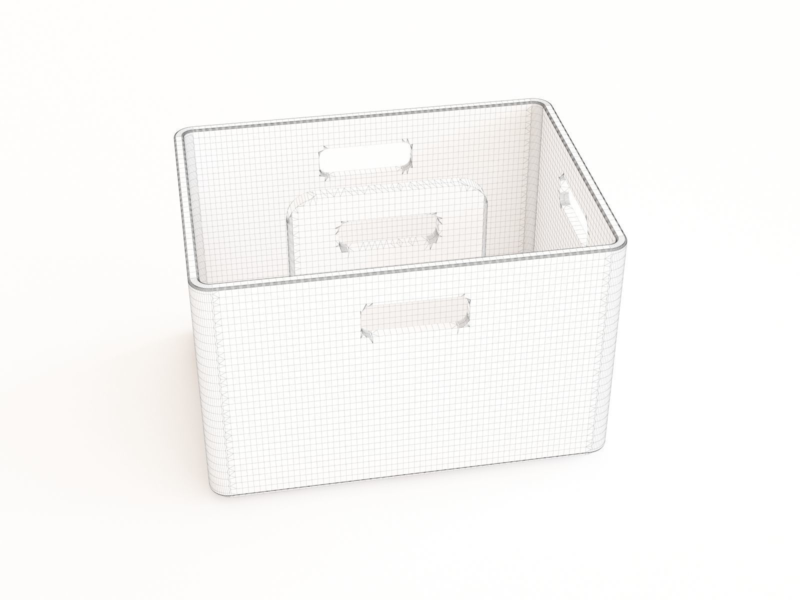 Plastic crate 33 3D model_1