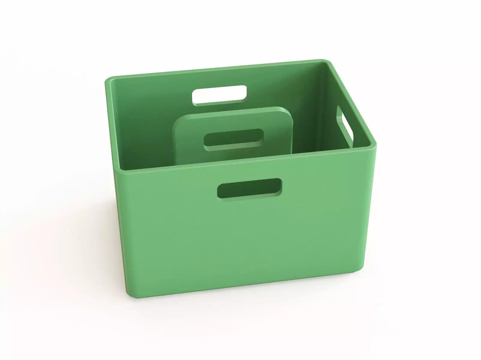 Plastic crate 33 3D model_0
