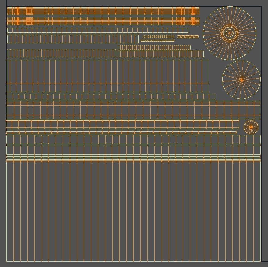 Sci-Fi Barrel Low Poly PBR Free low-poly 3D model_14