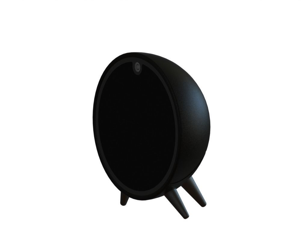 smart speaker 3D model_2