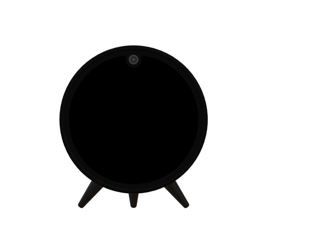 smart speaker 3D model_1
