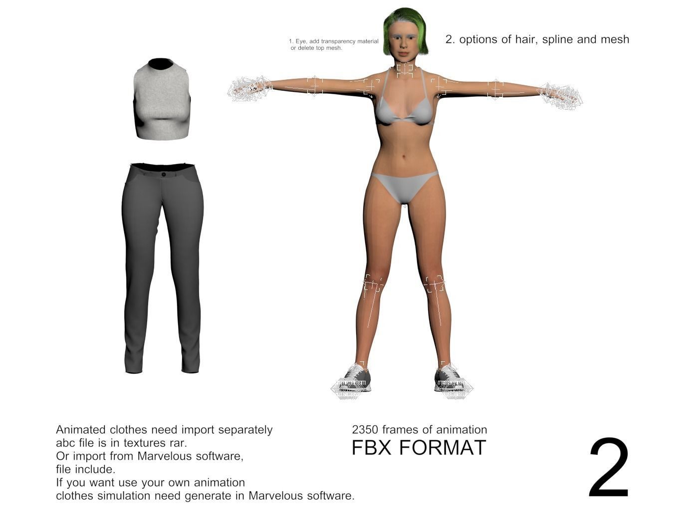 8x Men and woman cloth simulation conversation loop animated 3D Model Collection_33