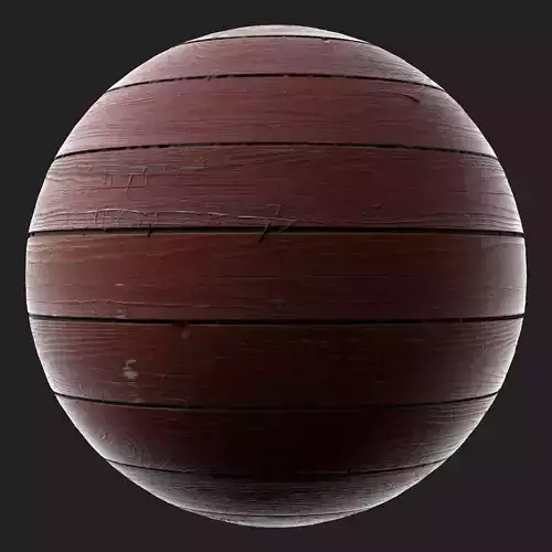 3D Scanned Seamless Wooden Planks Painted Texture