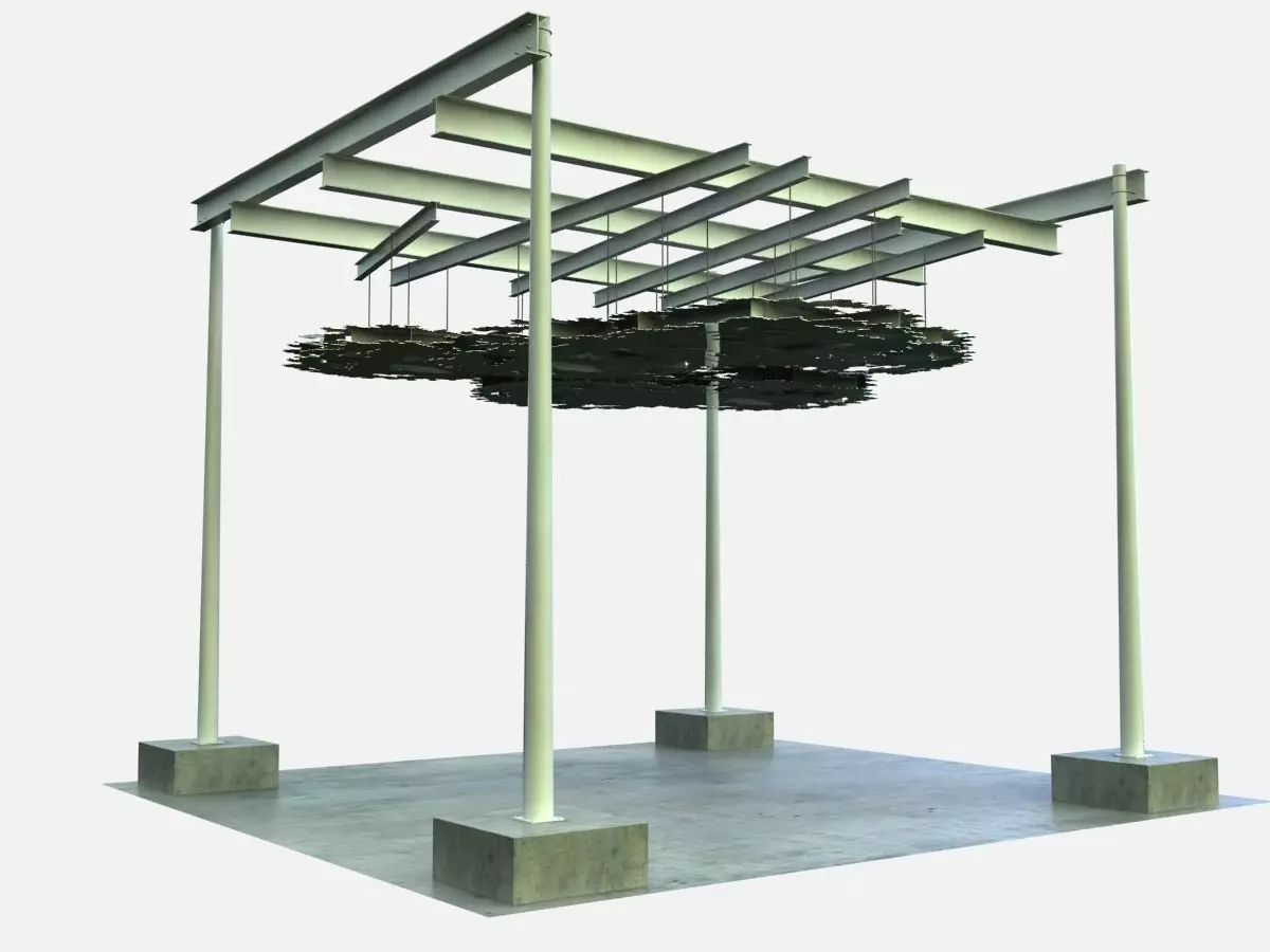 fernandez madison square garden art installation 3D model_0