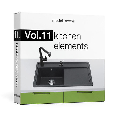 Vol11 Kitchen elements 3D model