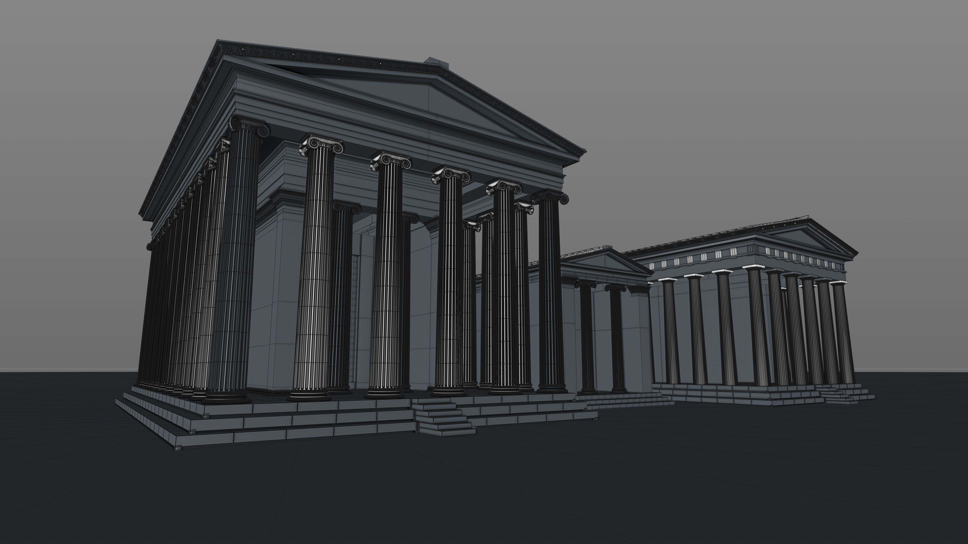 Letoon Apollon and Artemis Temple 3D model_5