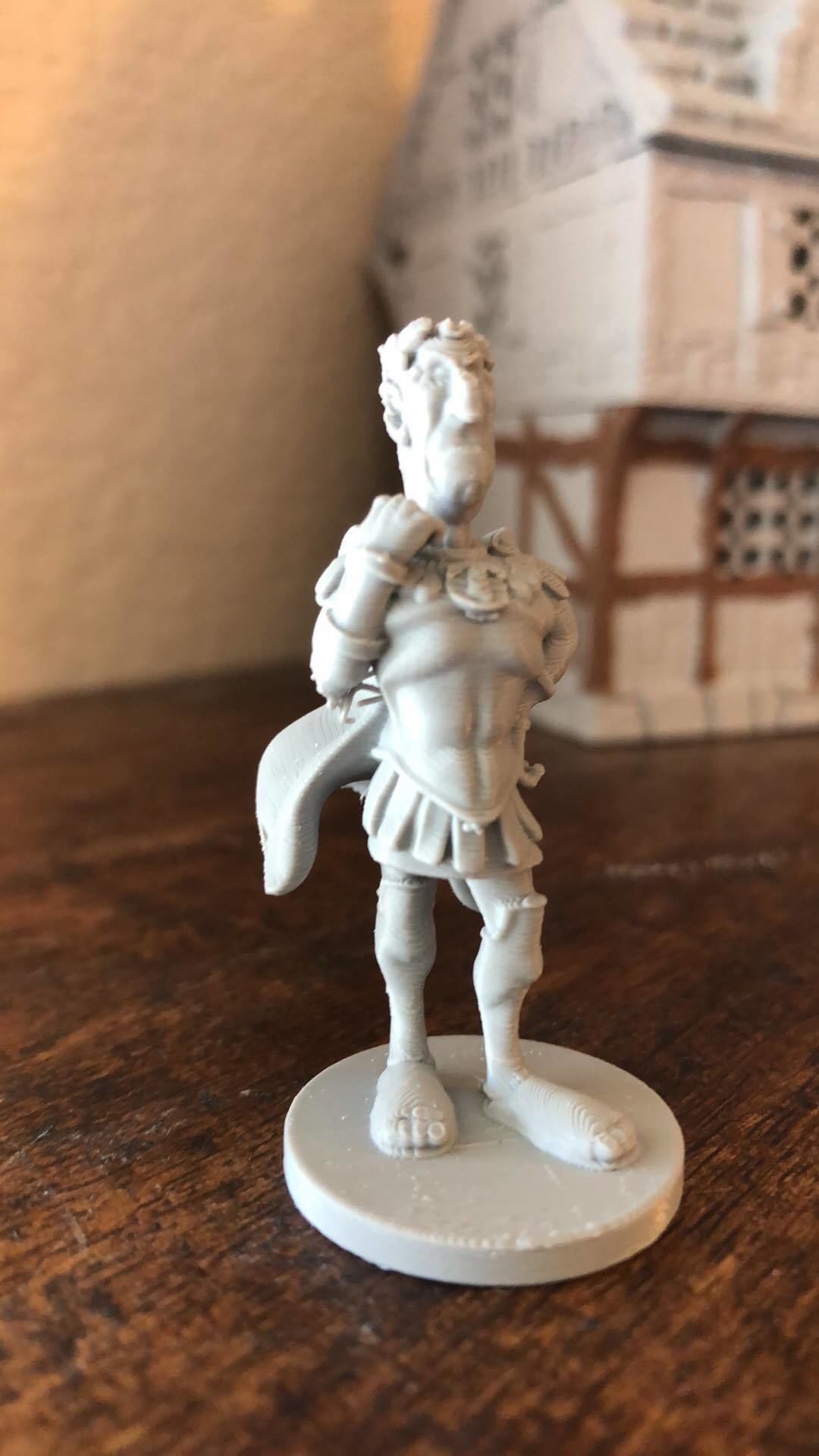 Cesar figurine 3D print model_2