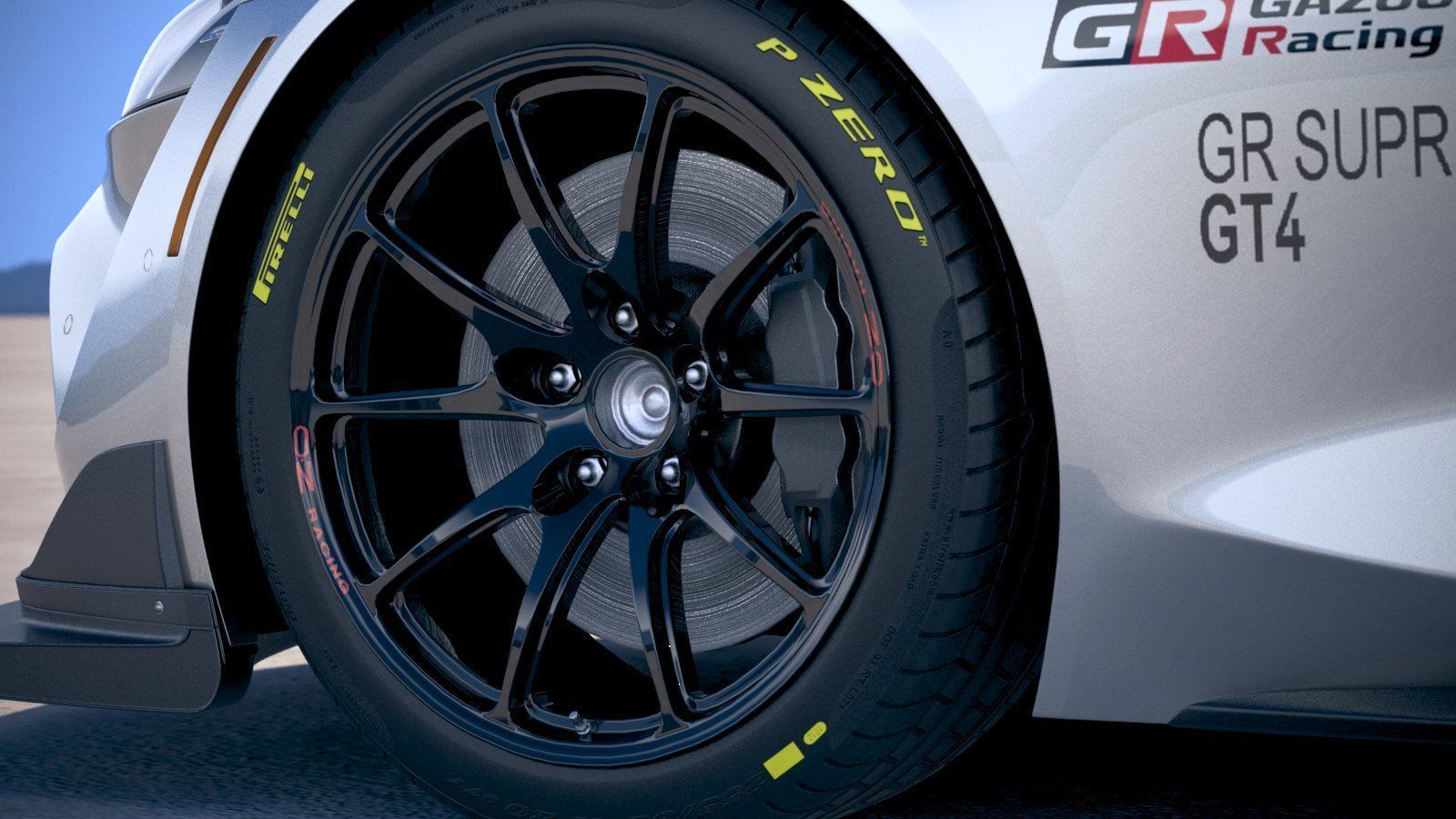 Toyota Supra GT4 2020 3D model_13