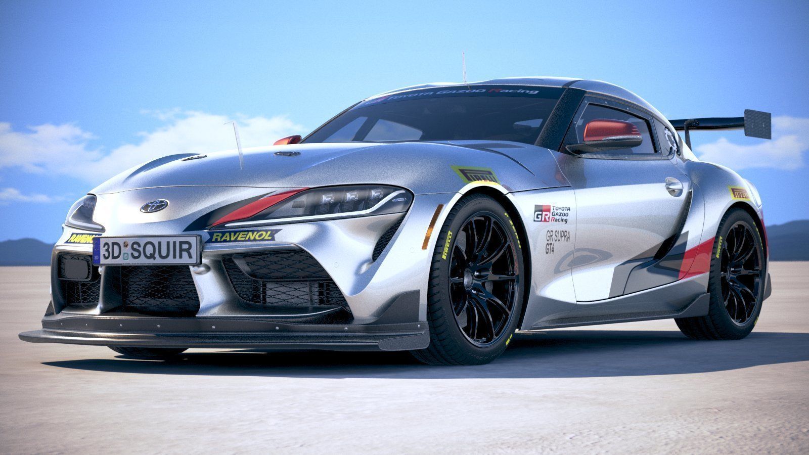 Toyota Supra GT4 2020 3D model_14