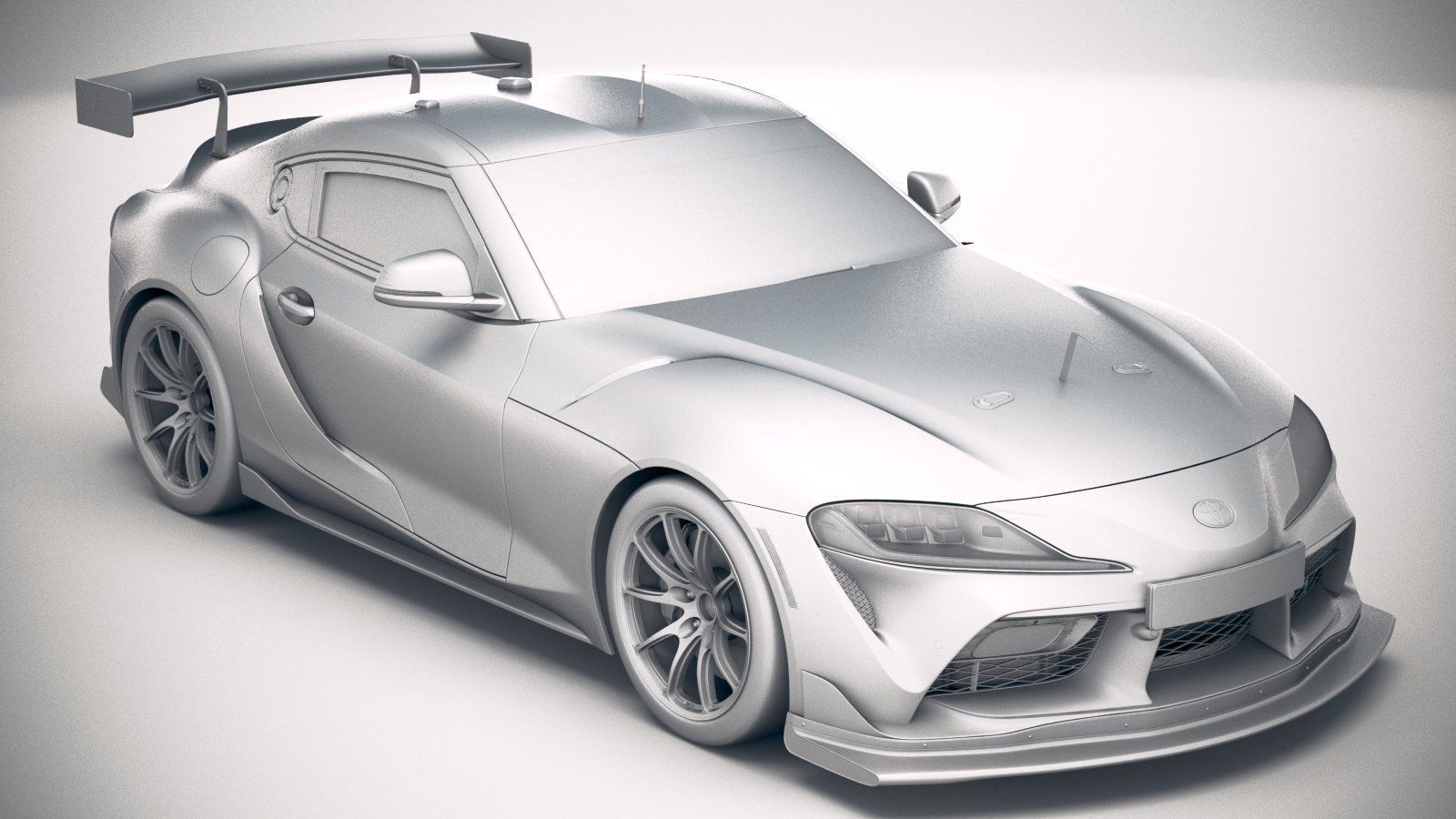 Toyota Supra GT4 2020 3D model_21