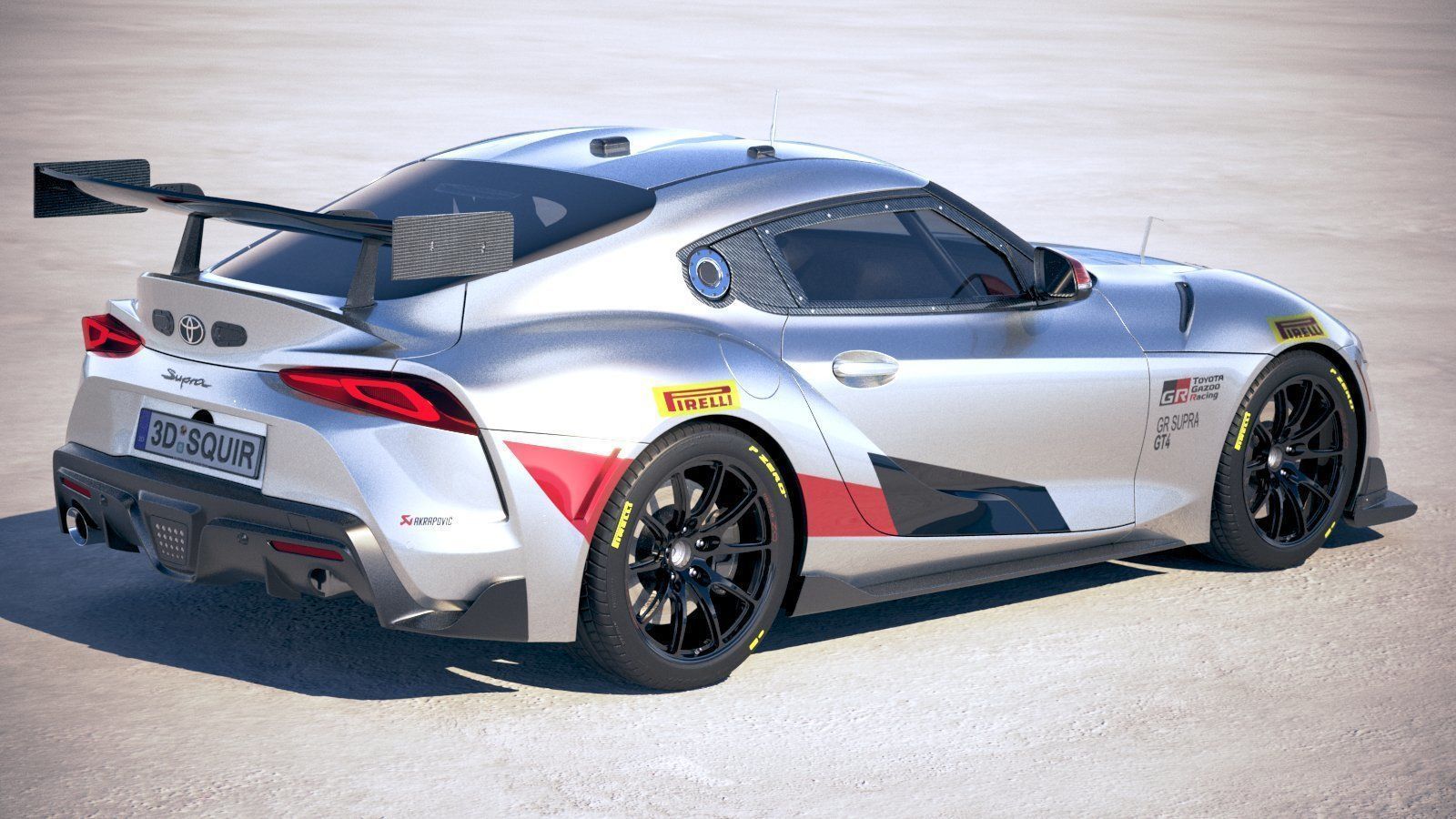 Toyota Supra GT4 2020 3D model_2
