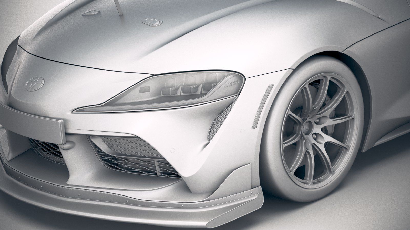 Toyota Supra GT4 2020 3D model_17