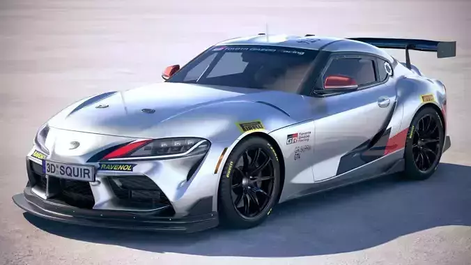Toyota Supra GT4 2020 3D model