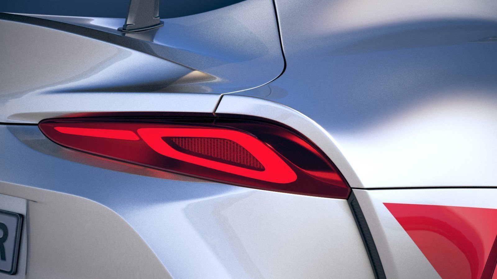 Toyota Supra GT4 2020 3D model_5