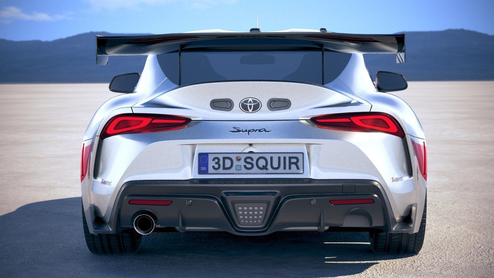 Toyota Supra GT4 2020 3D model_9