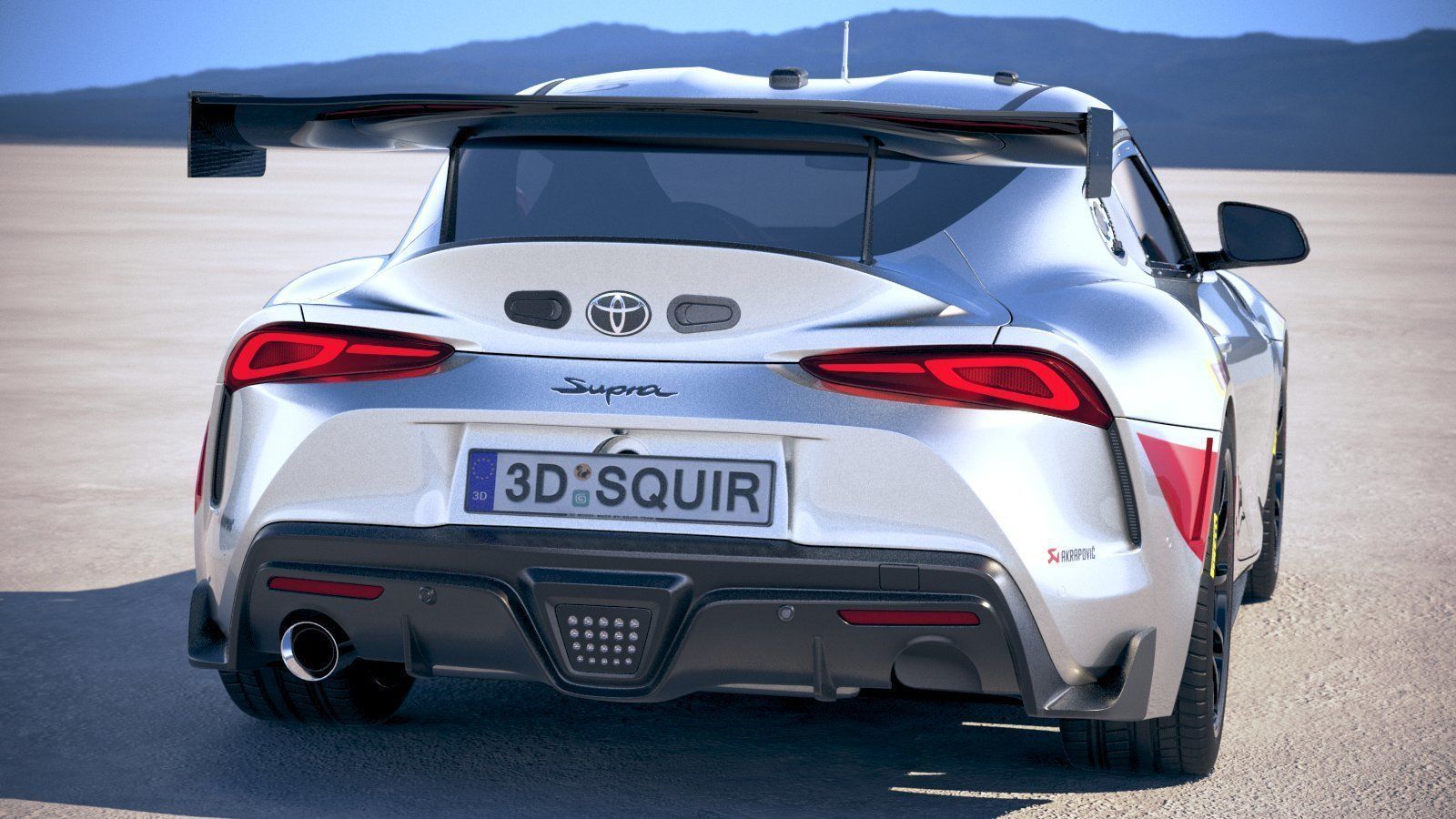 Toyota Supra GT4 2020 3D model_12