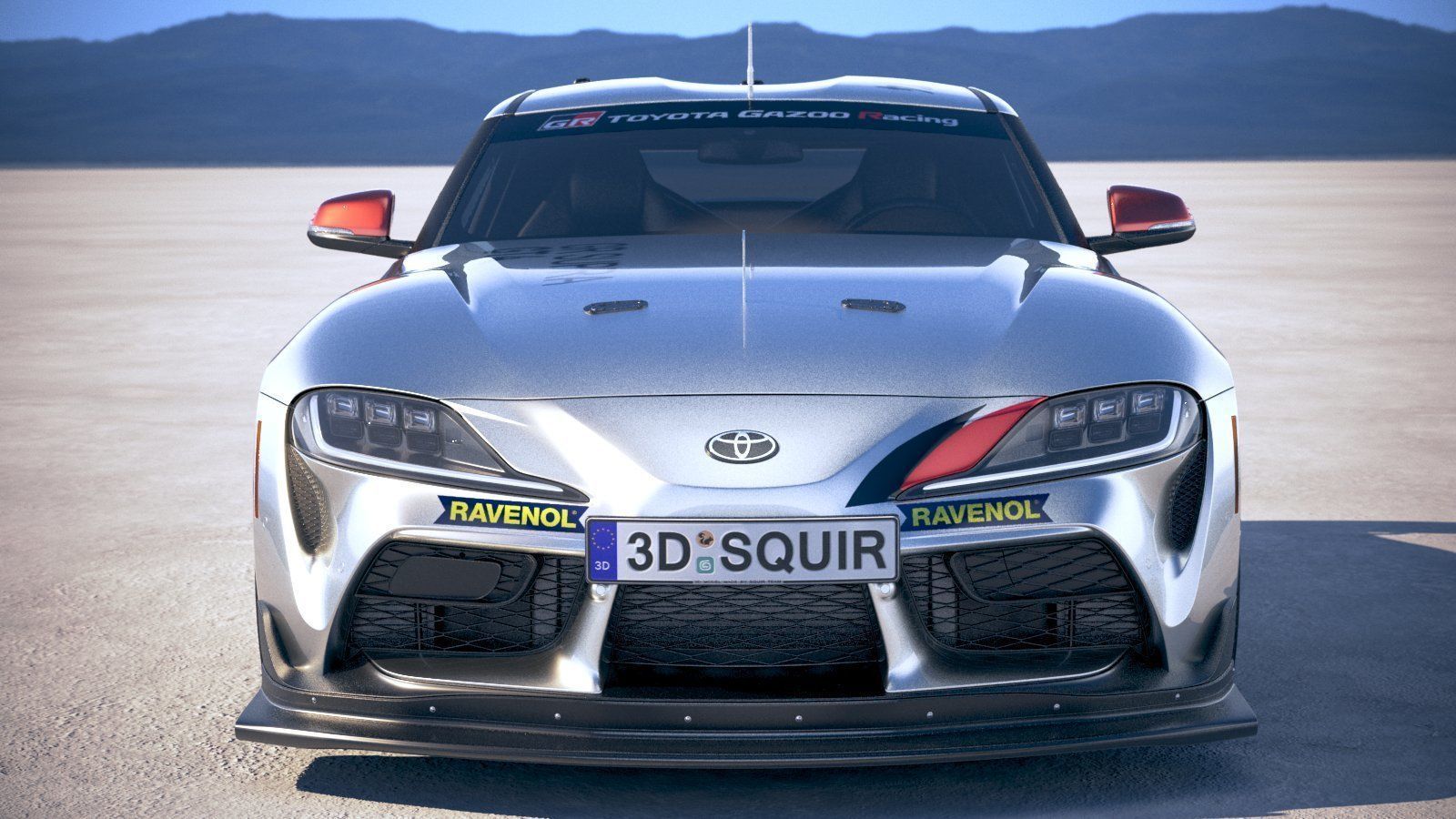 Toyota Supra GT4 2020 3D model_8