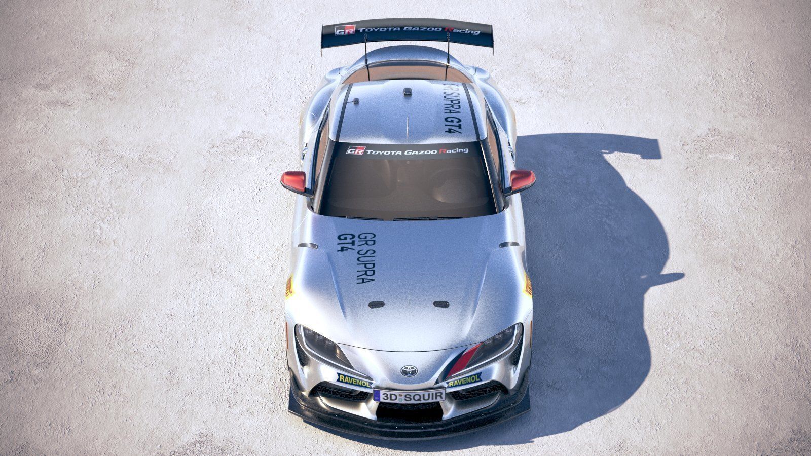 Toyota Supra GT4 2020 3D model_6