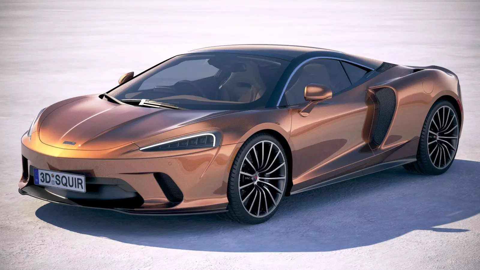 McLaren GT 2020 3D model_0